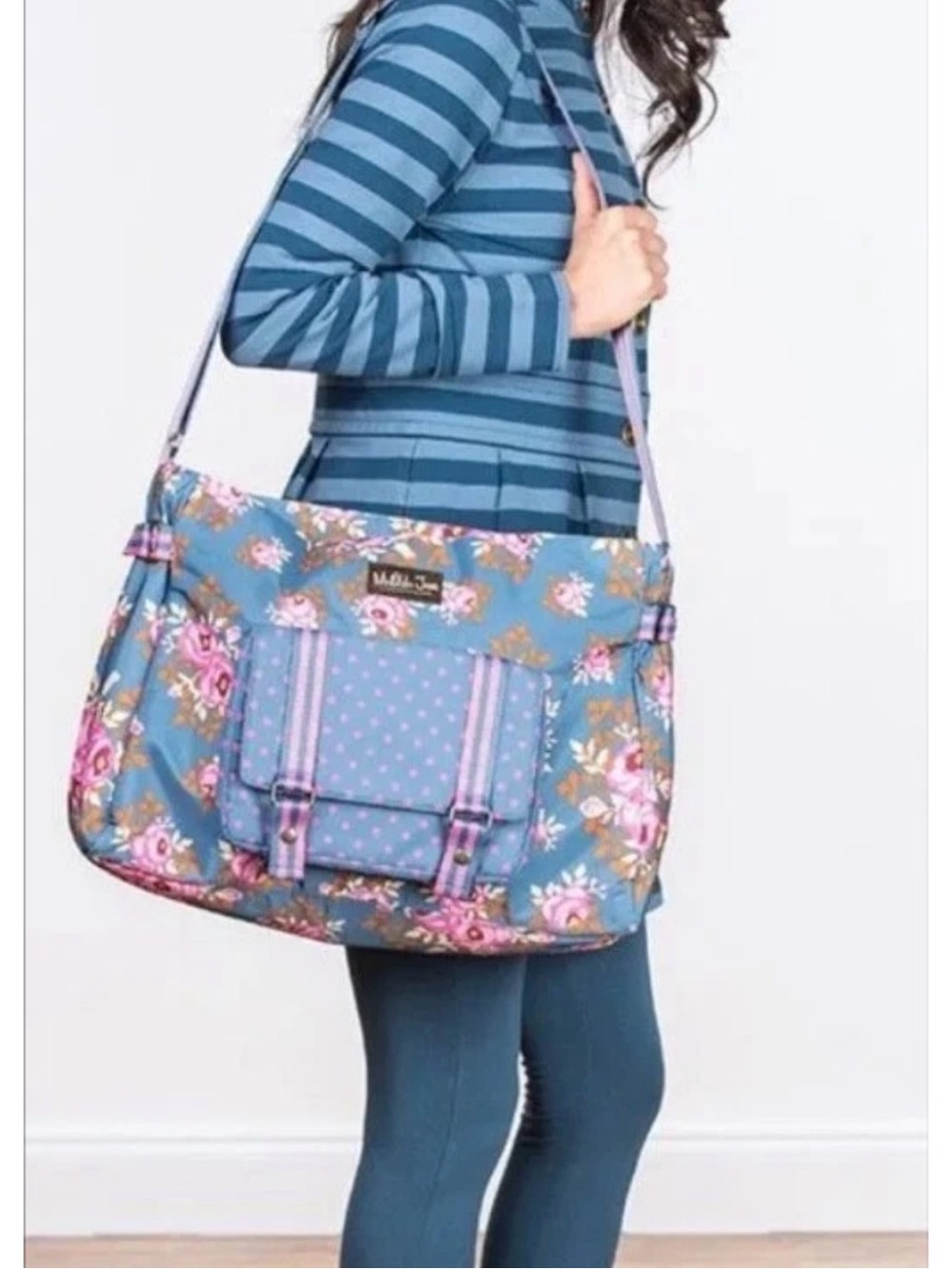 Matilda Jane CARRY IT OFF Messenger Computer Diaper School Bag